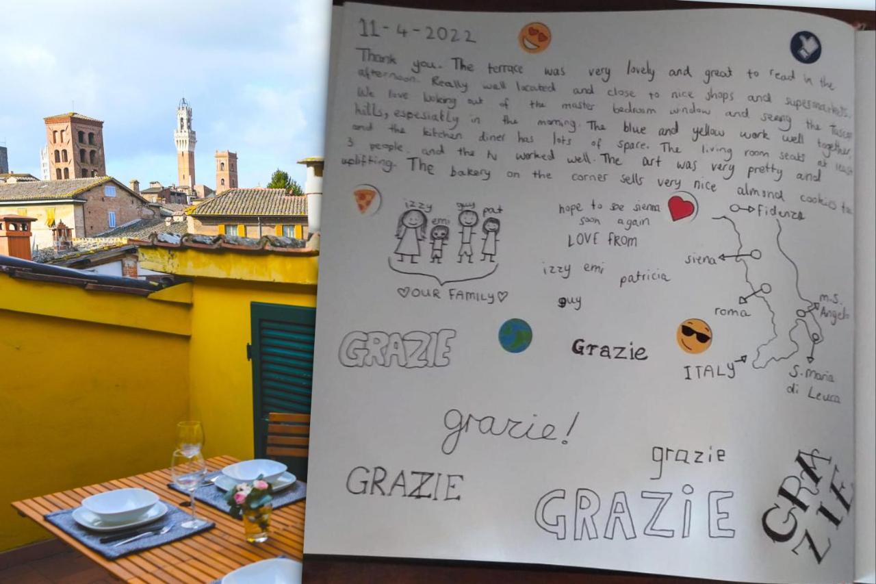 Un Terrazzo Sulla Magia Apartman Siena Kültér fotó